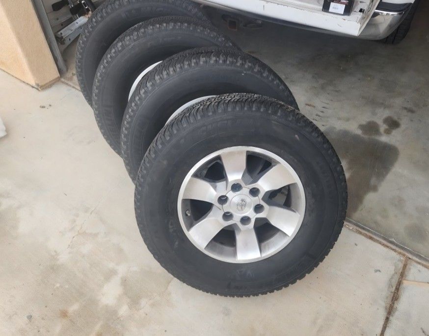 265/70/17 Michelin Tire And Rim Set