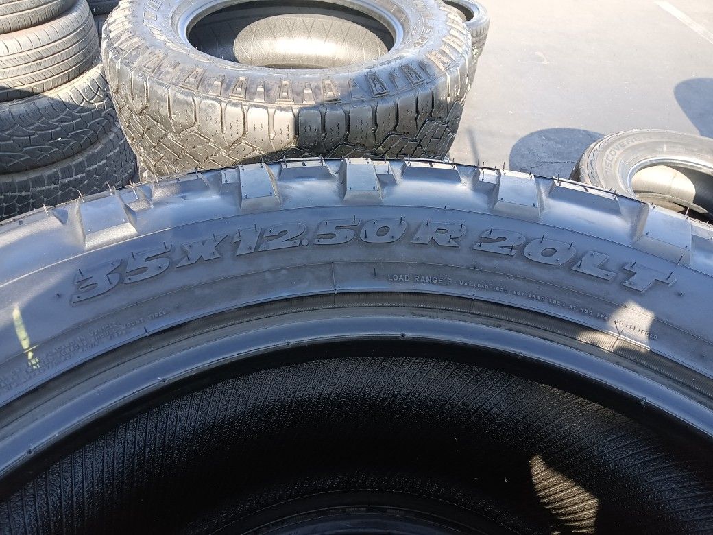 4 Llantas Lt 35 X 12.50 R20 Nitto Ridge Grappler