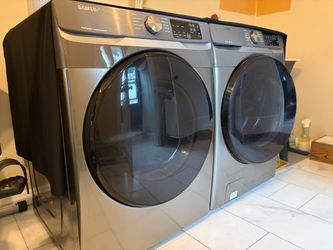 Samsung Washer WF45R6100AP and Dryer DVE45R6100P