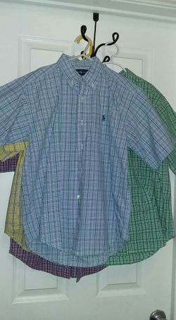 12/14 Boys Collar Shirts Ralph Lauren & Lacoste