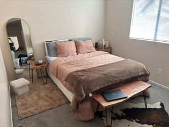 Queen Box Spring & Metal Frame