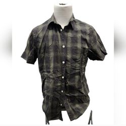 Urban Pipeline Size XL The Awesomely Soft Ultimate Shirt Gray Black Plaid