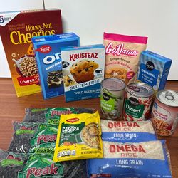 Newcereal,cans,beans…..