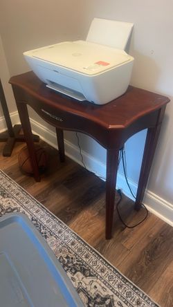 Wood side table