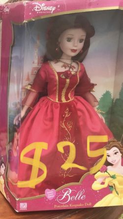Disney porcelain collection dolls