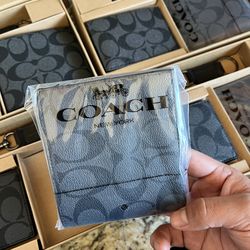 Mens Coach Wallet Set