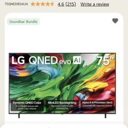 LG 75QNED85 75” TV