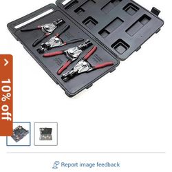 Ratchet Master 4 Pcs Quick Release Pliers Set 