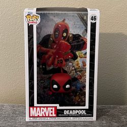 New, Funko Pop! Comic Covers Marvel Deadpool - #46, Comic Cover with Case