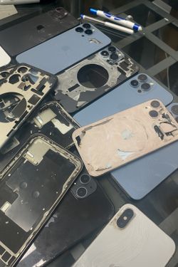 iPhone 15 Pro 16 Cracked 14 Plus Replacement Screen 13 Pro Max Back Glass 12 Housing Frame