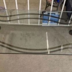 Iron & Glass Coffee Table