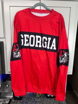 Georgia Bulldogs Red Crewneck Sweatshirt