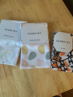 GEOMETRY tea towels
