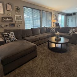 Sectional With Chaise Lounge ~ Only 2 Years Old