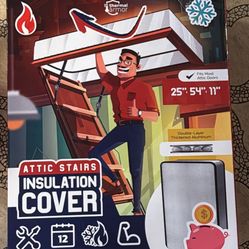 Attic stairs insulation