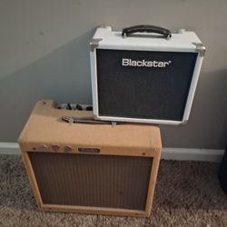 Fender 12v 180w Amp And Blackstar 12v 25w Amp Plus Mystery Gift