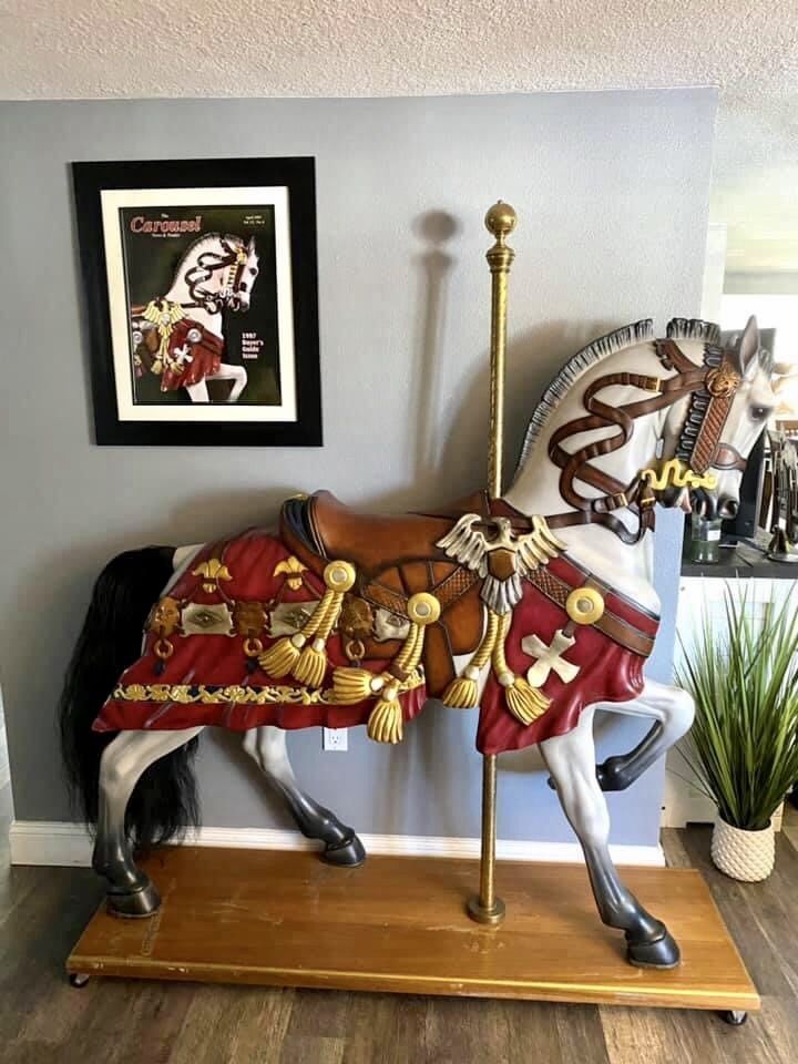 Dentzel 1997 “Mexican" Wooden Carousel Horse $15250