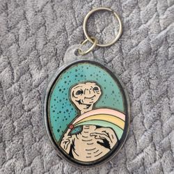 Vintage 1980s ET Keychain