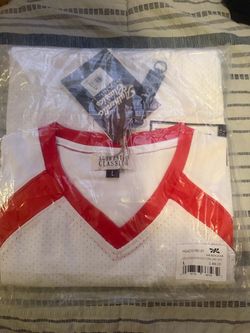Authentic Classics Football Jersey White Size Large