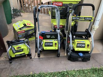 Ryobi pressure washers