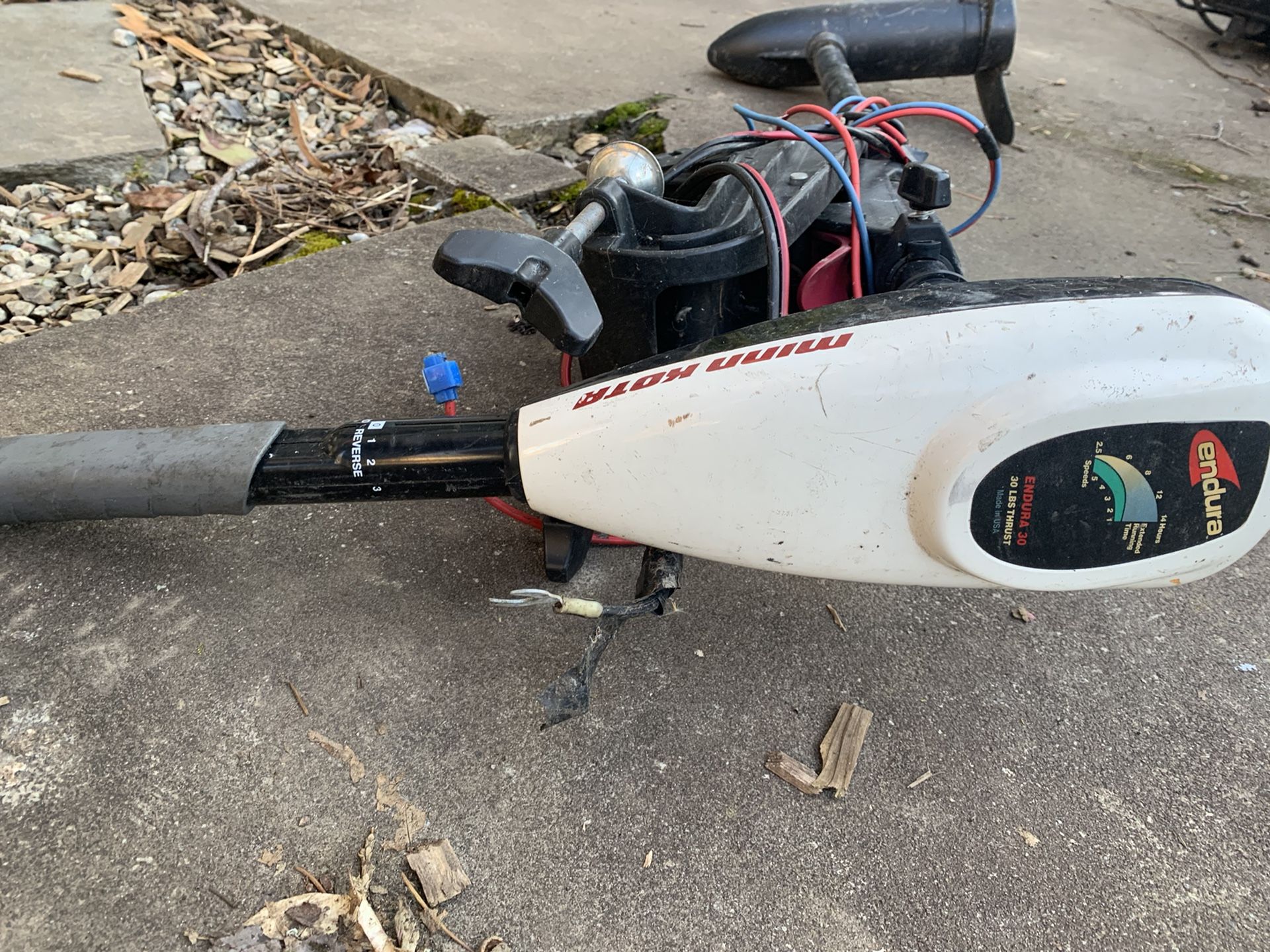 Minn Kota 30 Amp Draw Trolling Motor Transom And Napa DP marine Bat