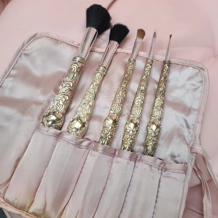 Genuine Sterling Silver Makeup Brushes