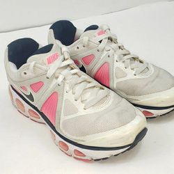 Nike Womens 7.5 M Air Max Tailwind 4 Flywire Running Shoes White 453975-106 