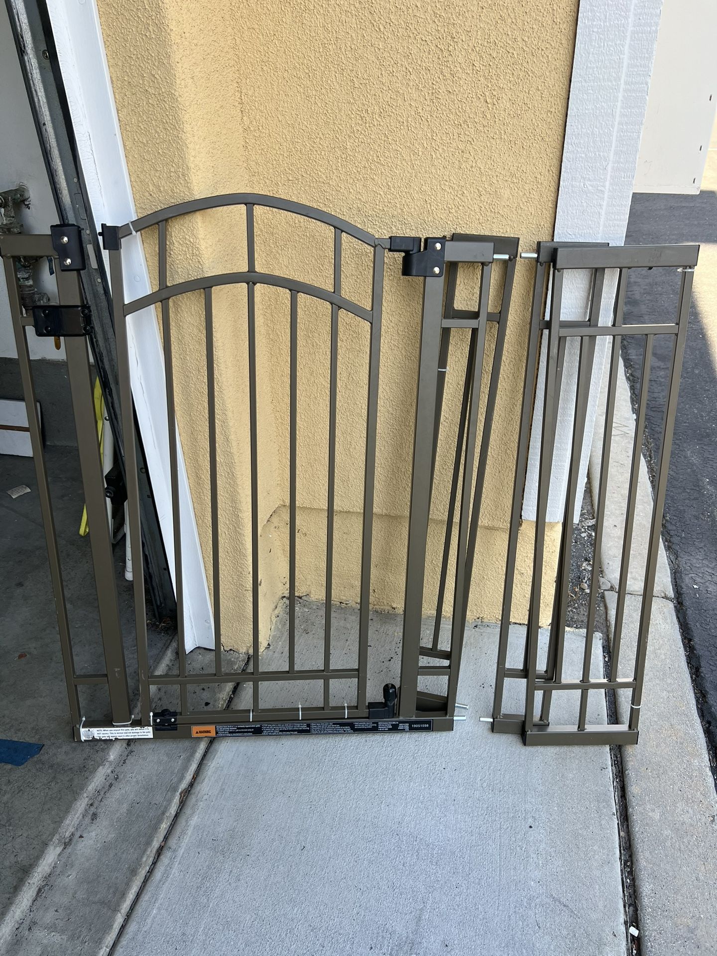Dark Brown baby gate 