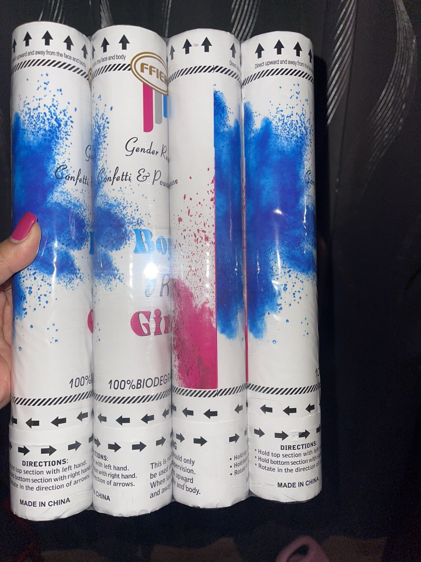 4 Gender Reveal Cannons