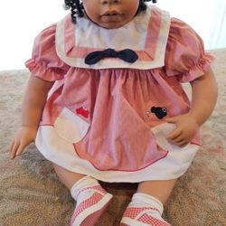 MASTER PIECE GALLERY PORCELAIN DOLL "MARIA" BY ARTIST MONKICA LEVENIG