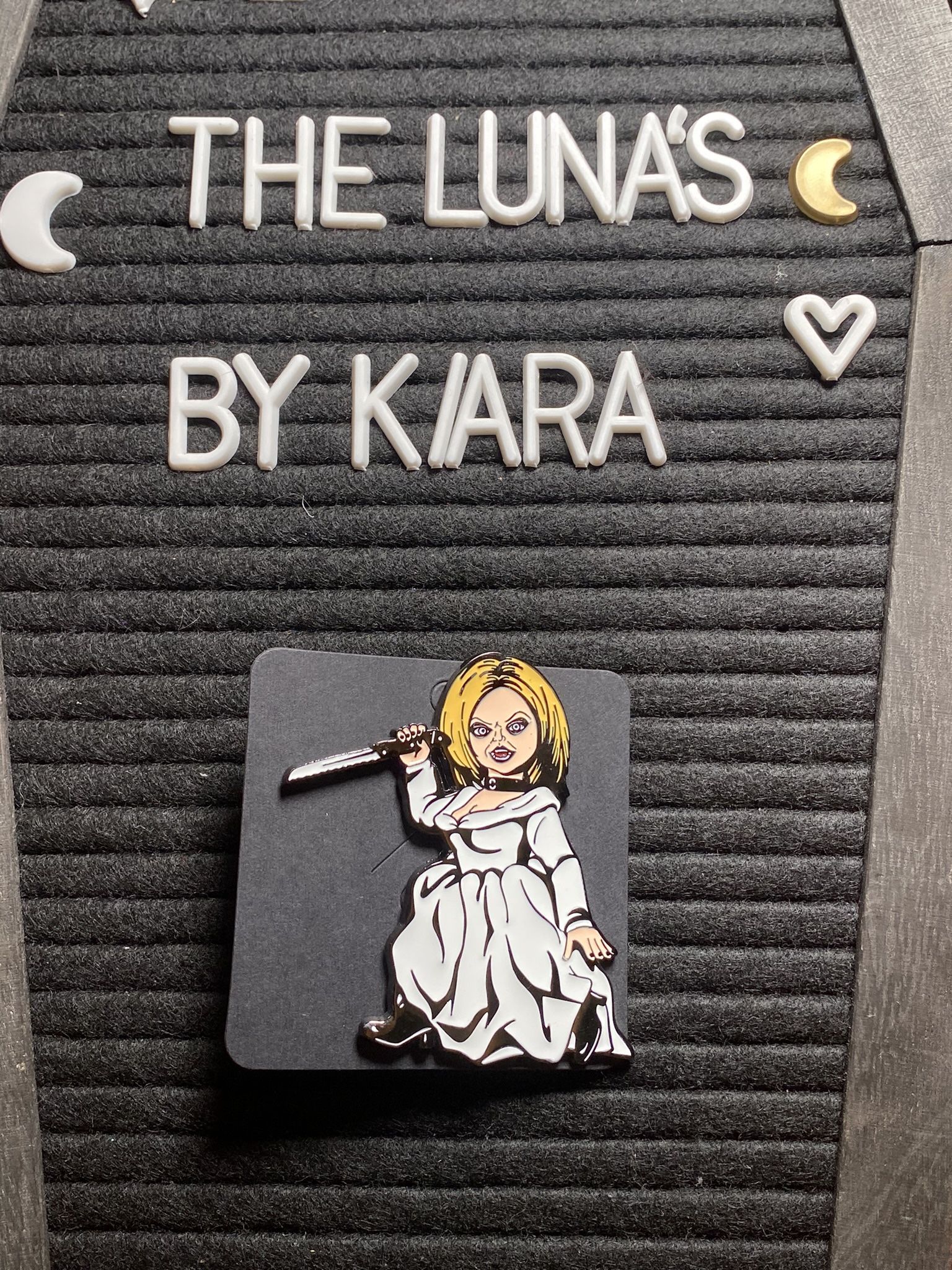 Chucky’s Bride Tiffany Pin