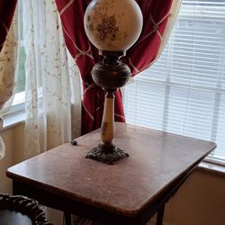 Parlor Lamp and Table Vintage/Antique