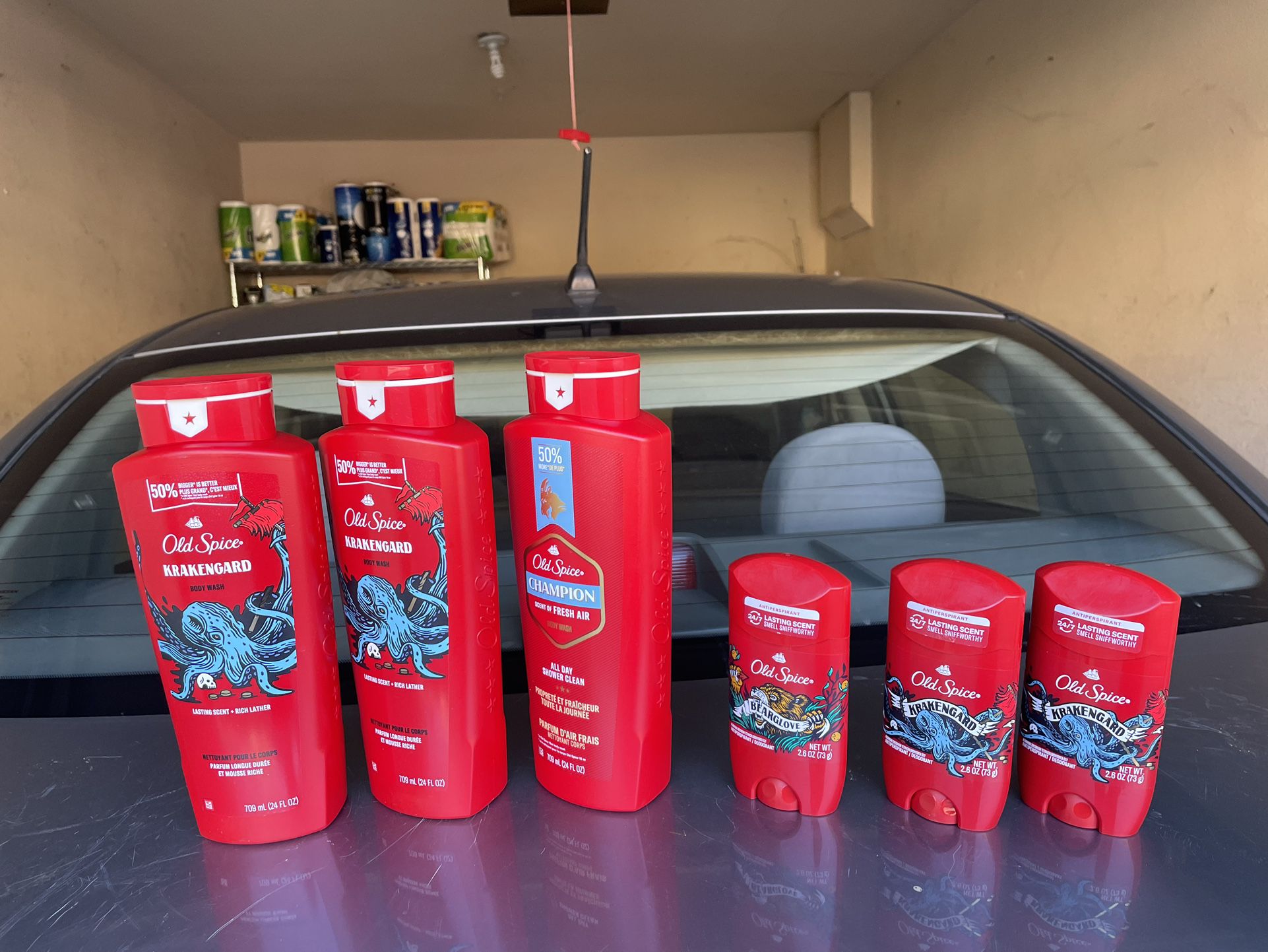 Old Spice Body Wash And Deodorant 