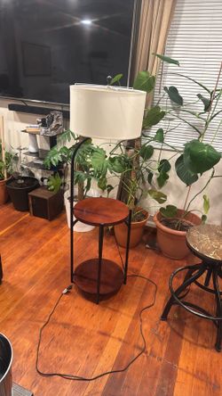 Very cool nightstand with lamp & USB charger