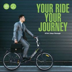 24"Step-thru Ebike Brand New! Light Frame