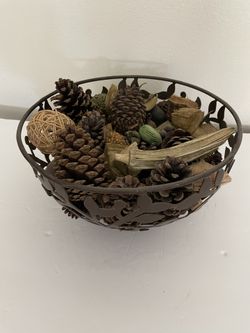 Decorative Metal Bowl
