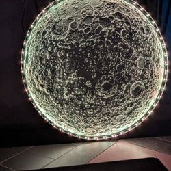 Large 3D Printed moon light 