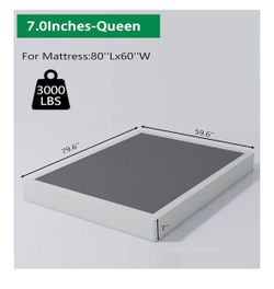 Free*** pickup only - Queen Metal Box Spring