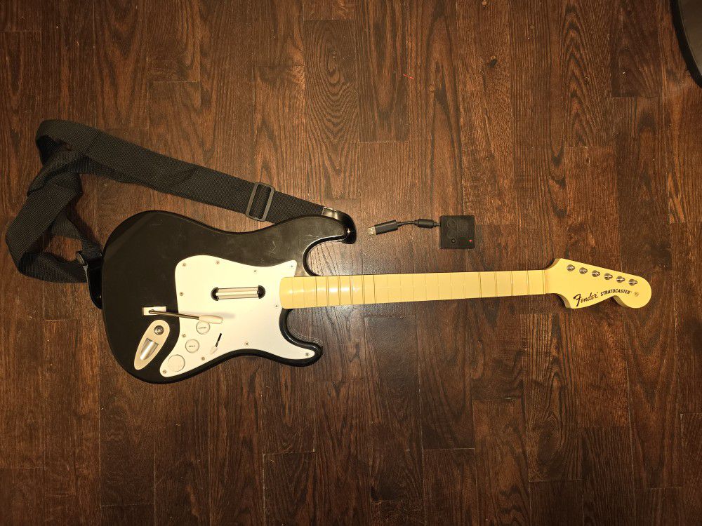 Rock Band 4 Fender Stratocaster Guitar with Dongle for PS5/PS4