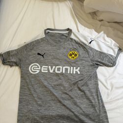 2017-2018 Authentic Puma Borussia Dortmund BVB Soccer Third Jersey Kit Men's L 