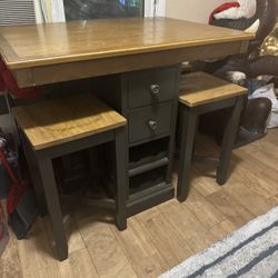 Table And 4 Stools 