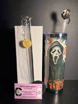 Ghost Face Tumbler