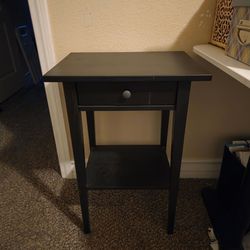 Espresso brown side table