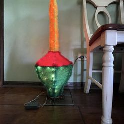 Vintage Christmas Bubble Light Decor 