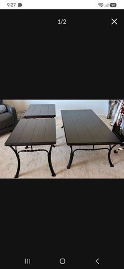 2 End Tables & Matching Coffee Table