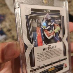 DK METCALF 14/25 PANINI OBSIDIAN