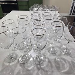 Wine Glasses. Total of 30