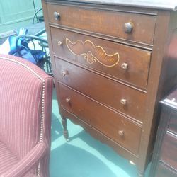 Very Old Dresser With Legs And Wheels Could Be Painted Look Pretty In A Baby Room The Other One Like A Desk Asking 30 For 140 For The Other