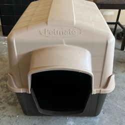 Medium/large Dog House And Cage (black)