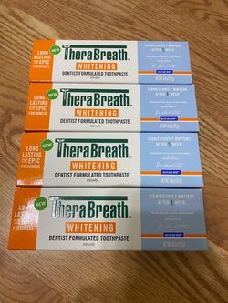 4 Therabreath Toothpastes